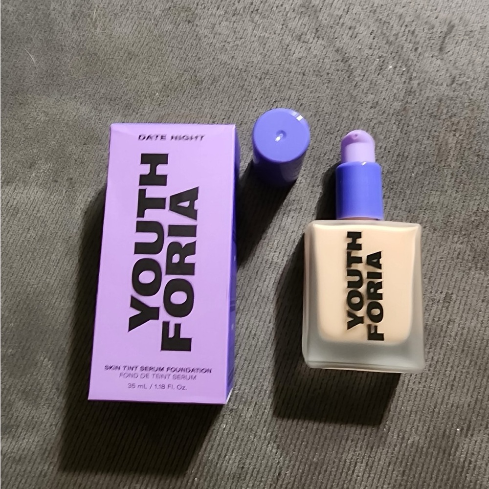 NATIVE YOUTH Skin Tint Serum Foundation - Cream and Purple